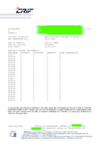 CRIF ESEMPIO SOFFERENZE E PIGNORAMENTO