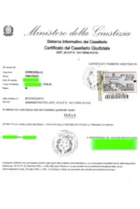 FOGLIO PENALE