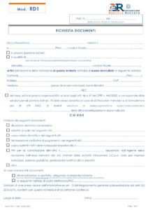 AGENZIA DELLE ENTRATE MODULO ESTRATTO CONTO DEBITORIO