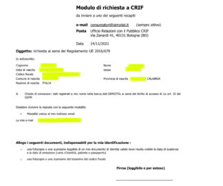 VISURA SIMoITel + VISURA CRIF