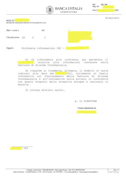 VISURA CAI INTRODUZIONE