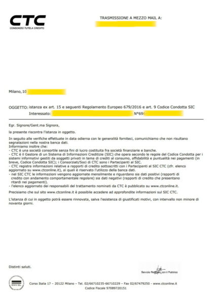 VISURA CTC