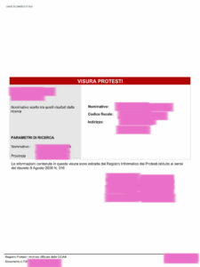 VISURA PROTESTI