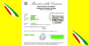 PRENOTAZIONE CASELLARIO GIUDIZIALE GENERALE