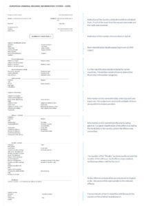European Criminal Records Information System ECRIS