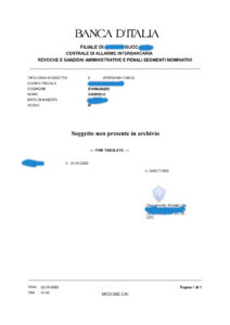 VISURA CAI PULITA
